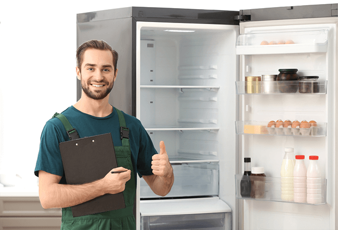 Refrigerator repair by certified technician in Dubai home - expert fridge freezer service